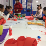 Making hearts for Saint Valentine's day 2018